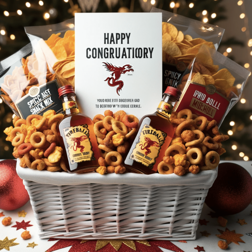 fireball basket gift ideas